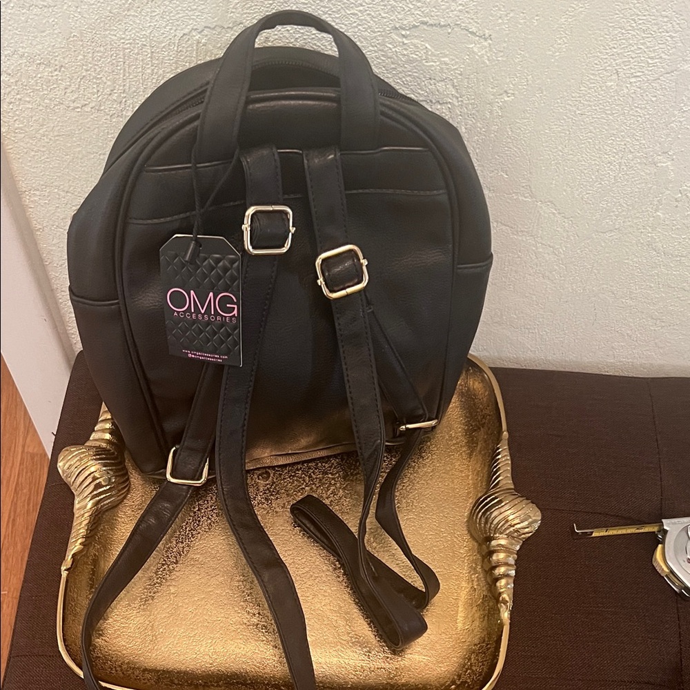 #1604+ Holographic Unicorn Mini Backpack - Pink & Iridescent - Picture 3 of 11